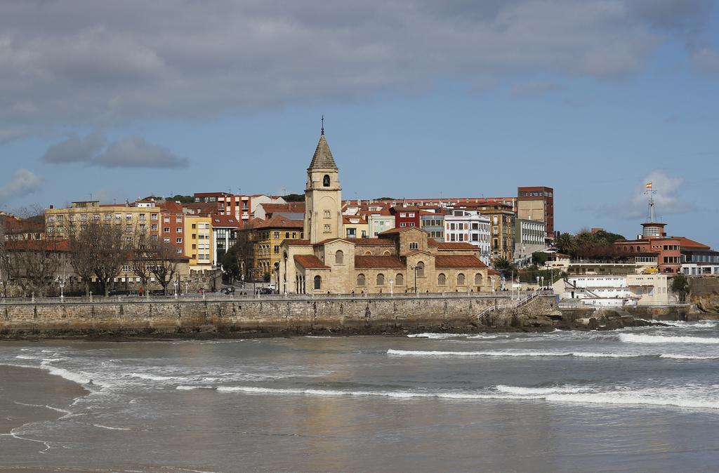 Apartamentos Cean Bermudez Gijón Exteriör bild